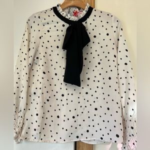 Kidichic black and white shirt, size 18